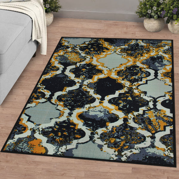 Ethnic Grunge Pattern Multicolor Rustico Rug/Carpet